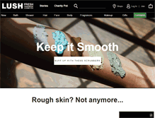 Tablet Screenshot of lush.ca