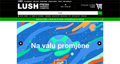 Desktop Screenshot of lush.hr