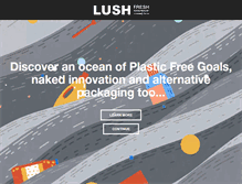 Tablet Screenshot of lush.com